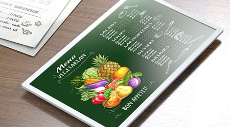 Explore the Sharp ePaper's always-on display for digital signage