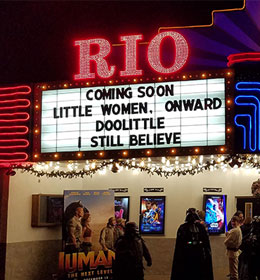 Unbeatable Projectors ensure The Rio Theatre shows the Best of the Best
