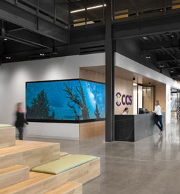 Creating CCS Headquarters’ Lobby to be a   Dynamic, Modern Environment