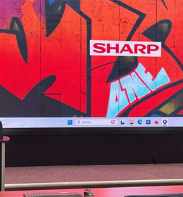 Sharp Product Dealer Revamps Meeting Room with Products Close to Home