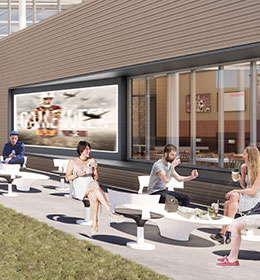 Straight A’s: Outdoor LED Display sets ULM’s Student Center up for Success